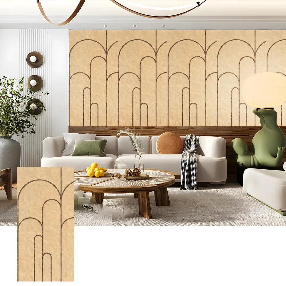 3D PET Acoustic Wall Panels para sa Dekorasyon na Interior