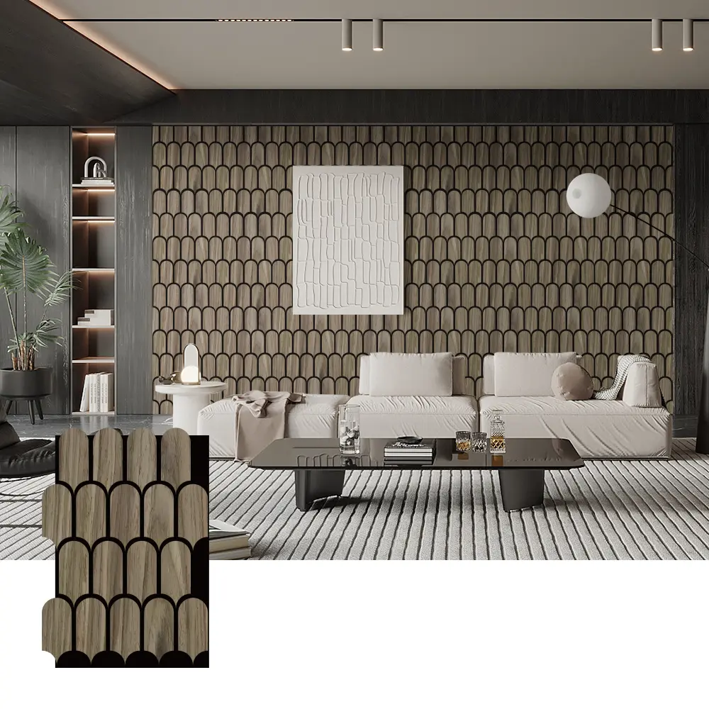 Mga Acoustic Wood Panel para sa Interior Wall Design