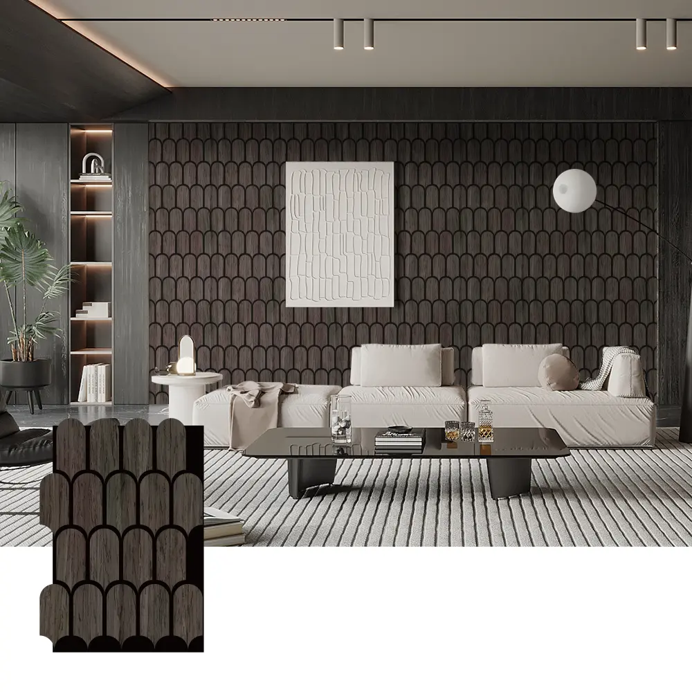 Mga Acoustic Wood Panel para sa Interior Wall Design