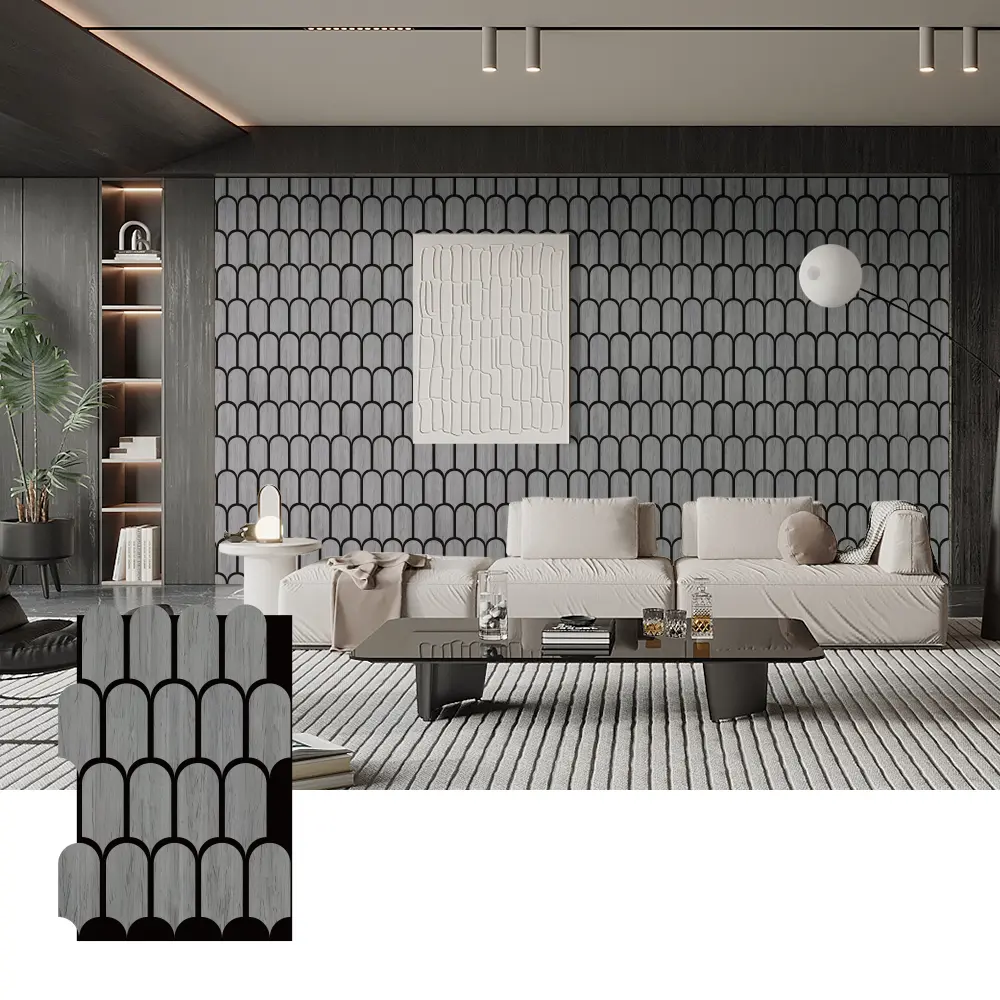 Mga Acoustic Wood Panel para sa Interior Wall Design