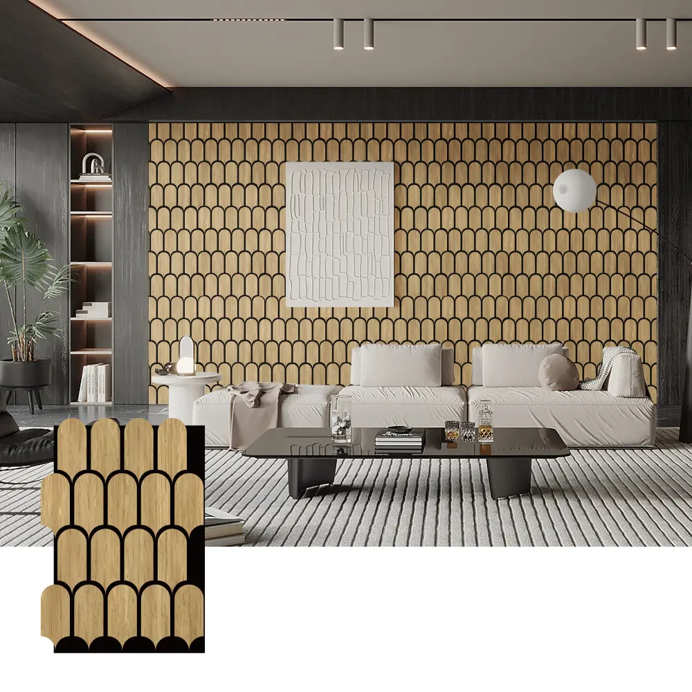 Mga Acoustic Wood Slat Panel para sa Opisina at Mga Meeting Room Mga Acoustic Wood Slat Panel para sa Opisina at Mga Meeting Room