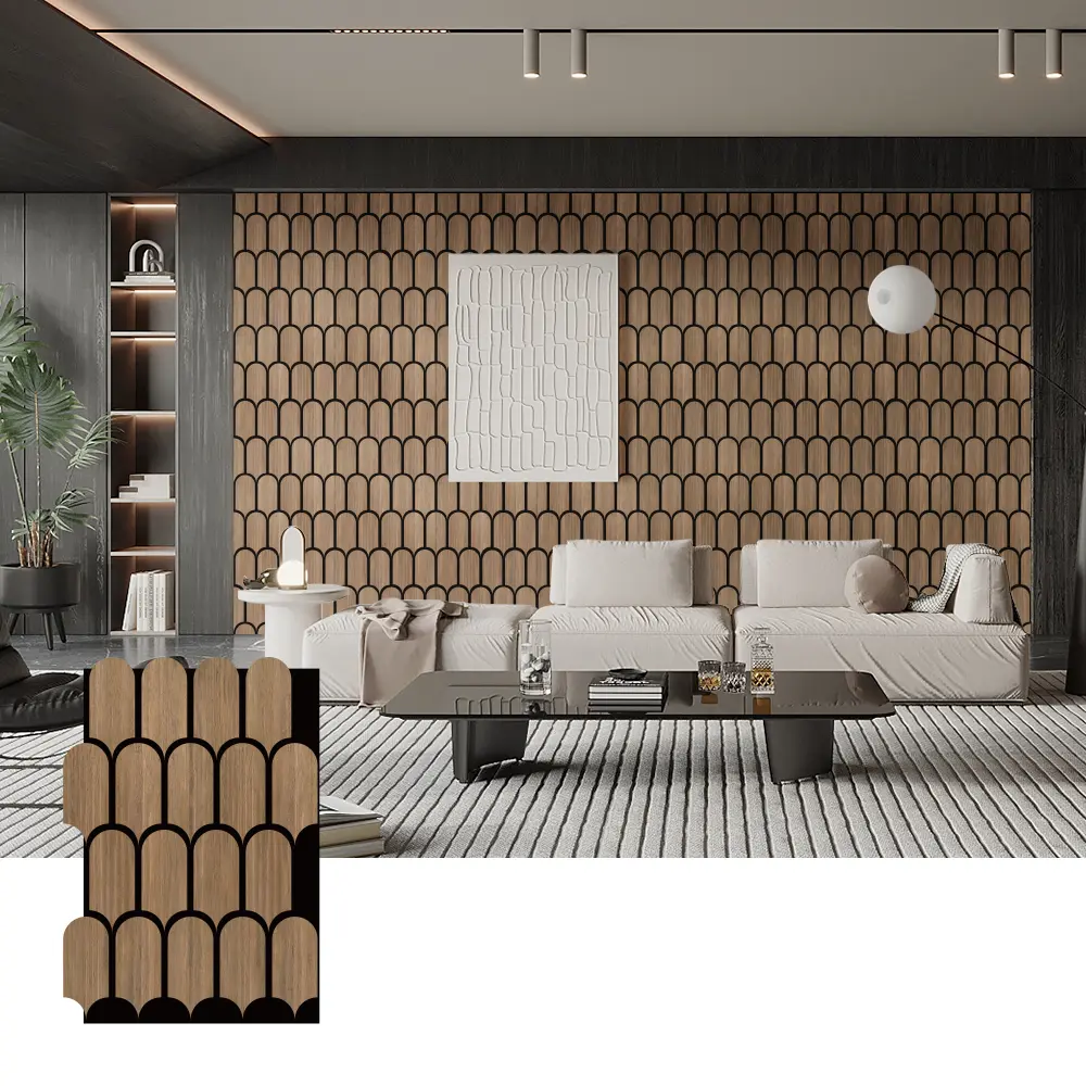 Mga Acoustic Wood Slat Panel para sa Opisina at Mga Meeting Room