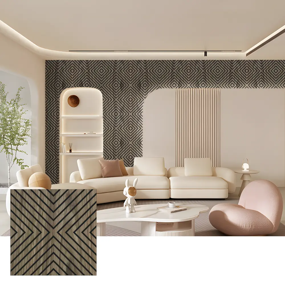 Akupanel Wood Acoustic Wall Panels para sa Interior Use