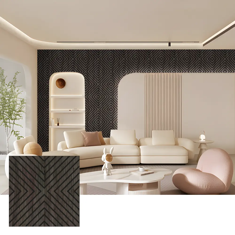 Akupanel Wood Acoustic Wall Panels para sa Interior Use
