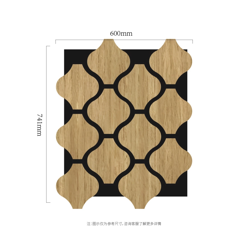 Clover Chain Modular MDF-on-PET Acoustic Wall Panel Clover Chain Modular MDF-on-PET Acoustic Wall Panel