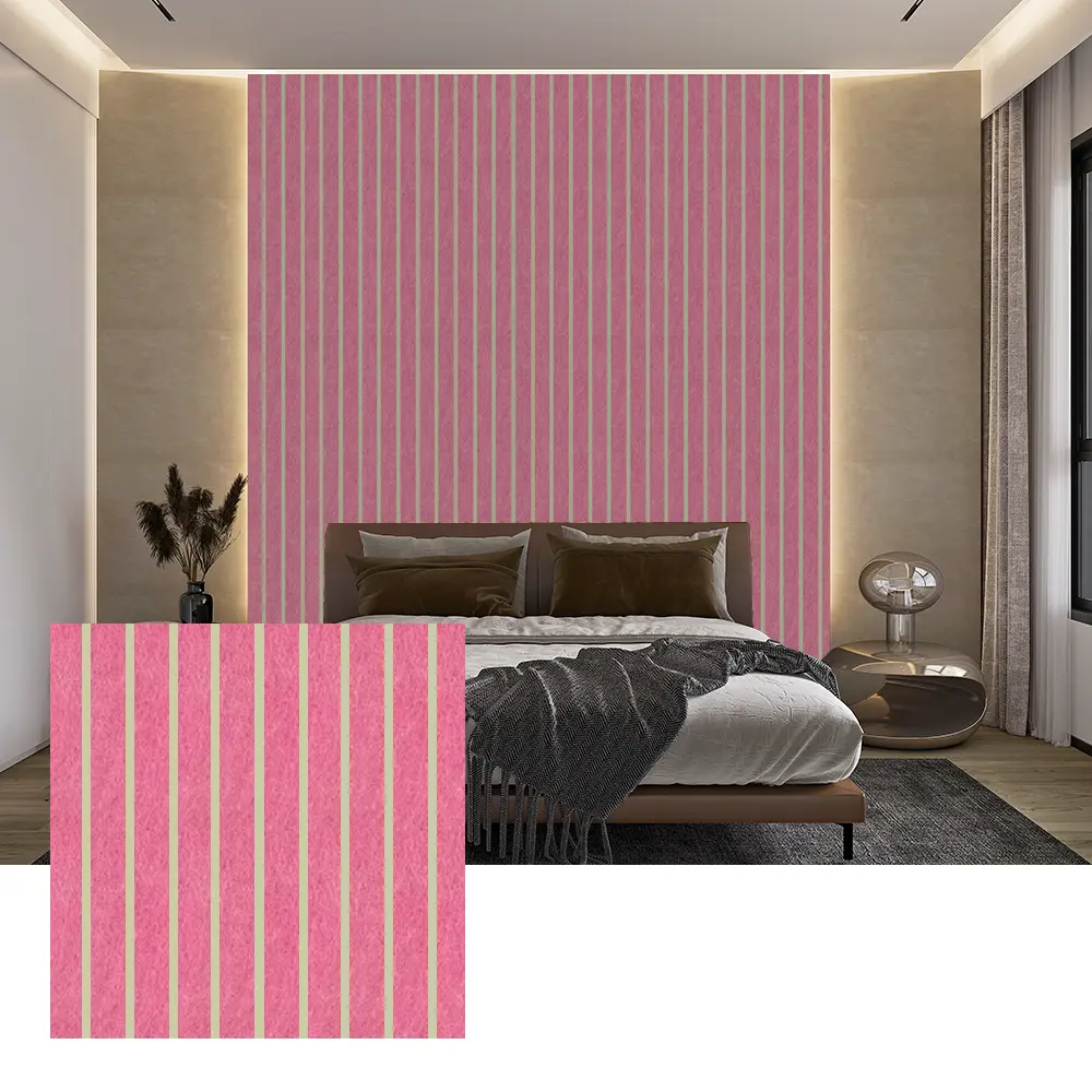 Mga Colored PET Acoustic Panel para sa Interior Wall Dekorasyon