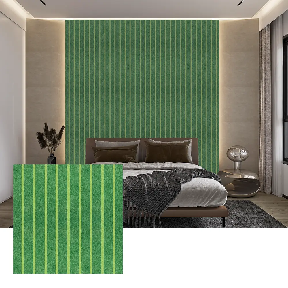 Mga Colored PET Acoustic Panel para sa Interior Wall Dekorasyon