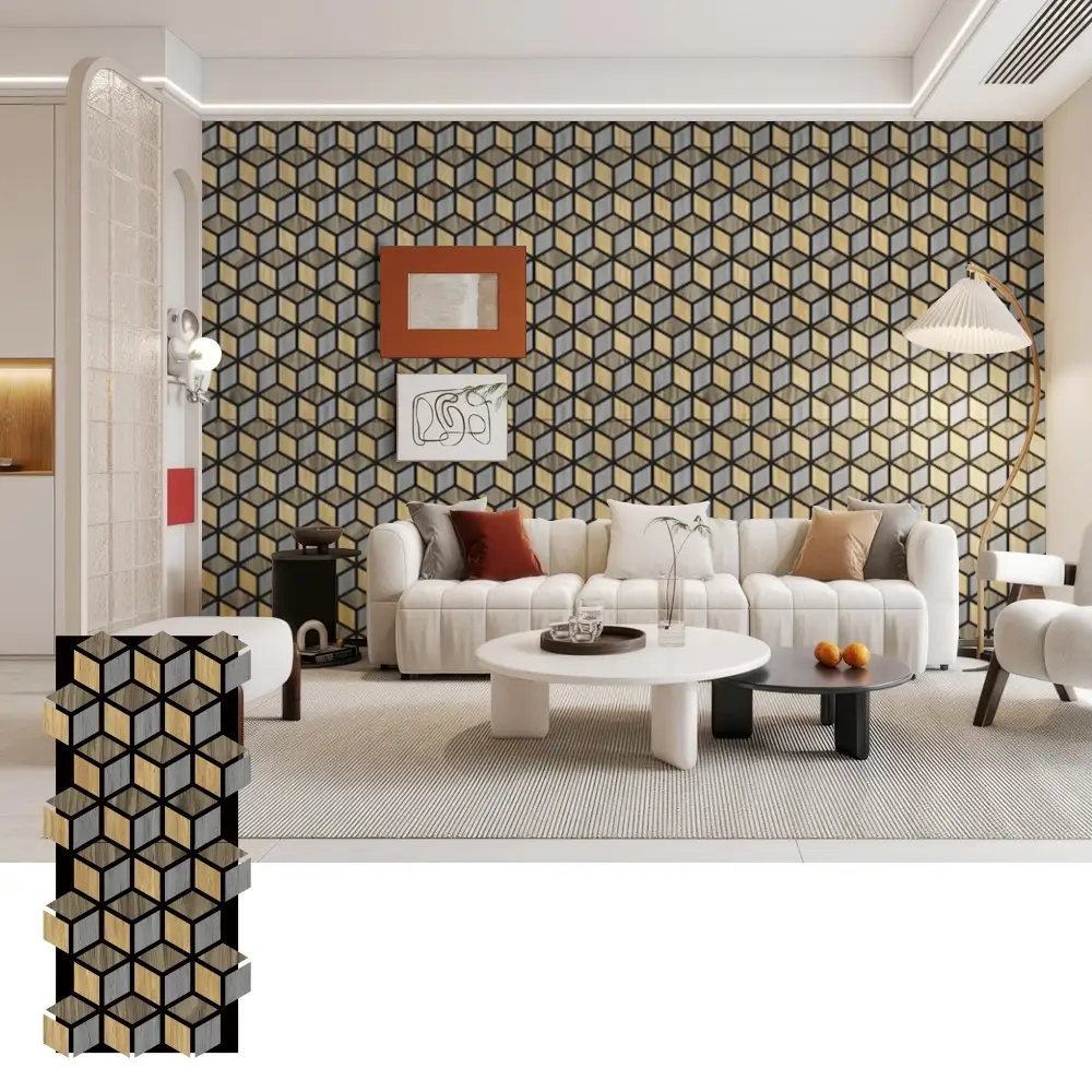 Madaling I-install ang Acoustic Wood Wall Panels para sa Interior Use