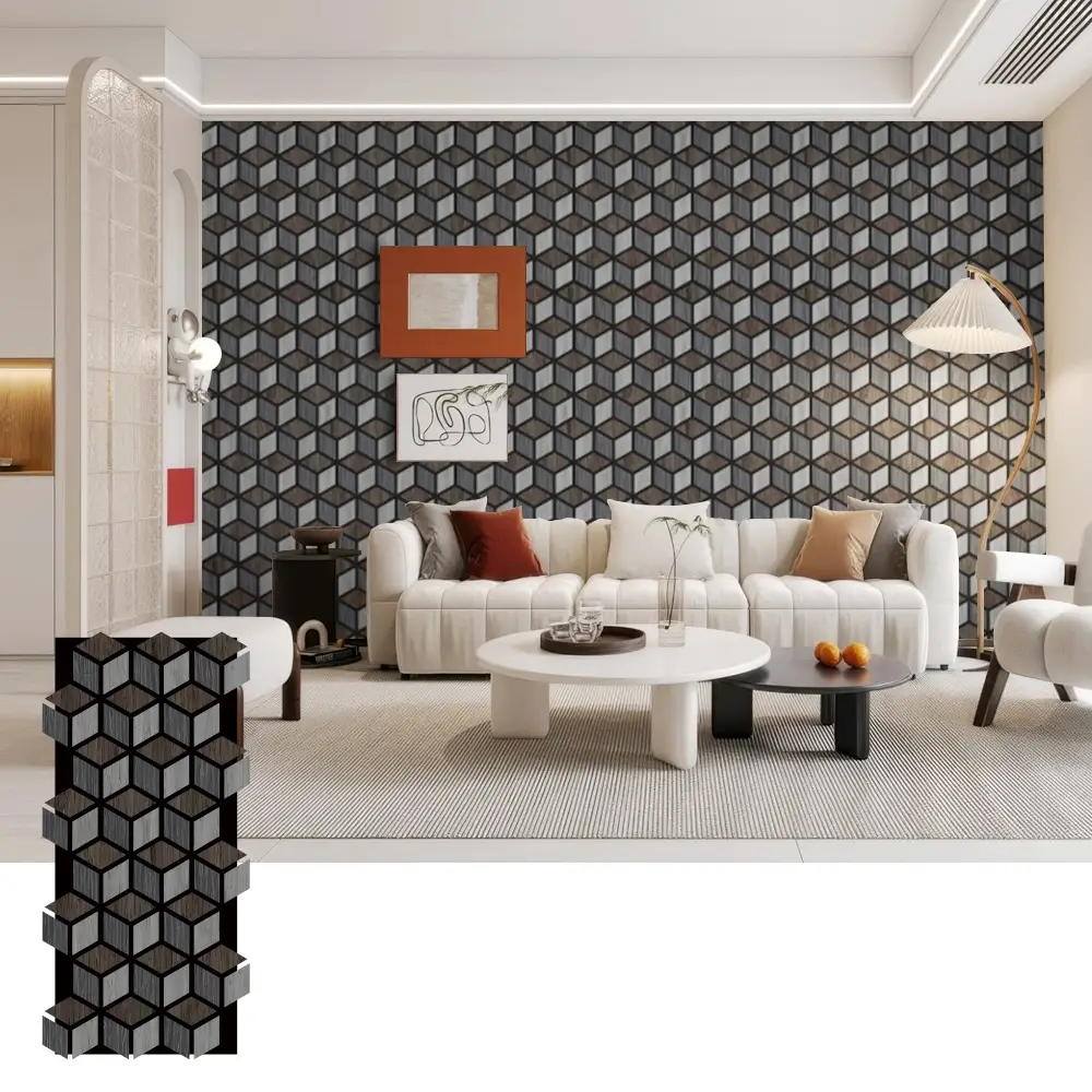 Madaling I-install ang Acoustic Wood Wall Panels para sa Interior Use
