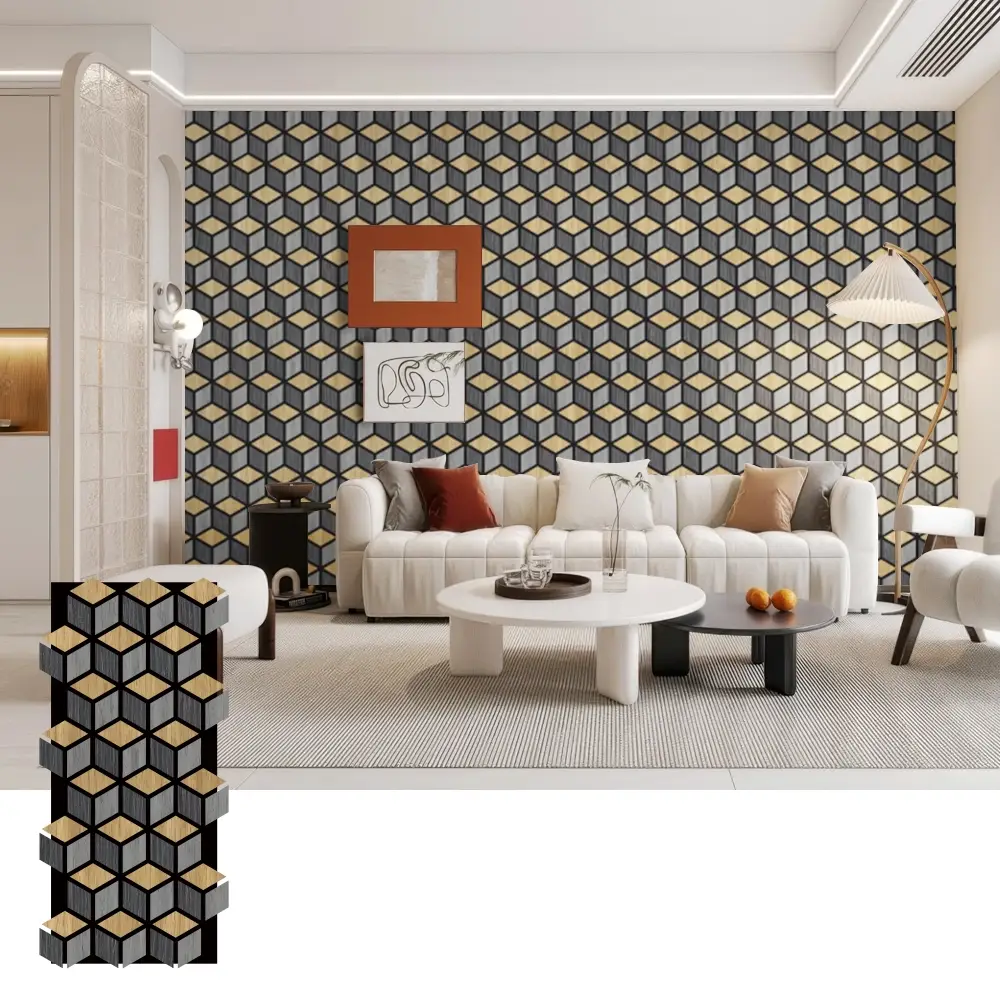 Madaling I-install ang Acoustic Wood Wall Panels para sa Interior Use