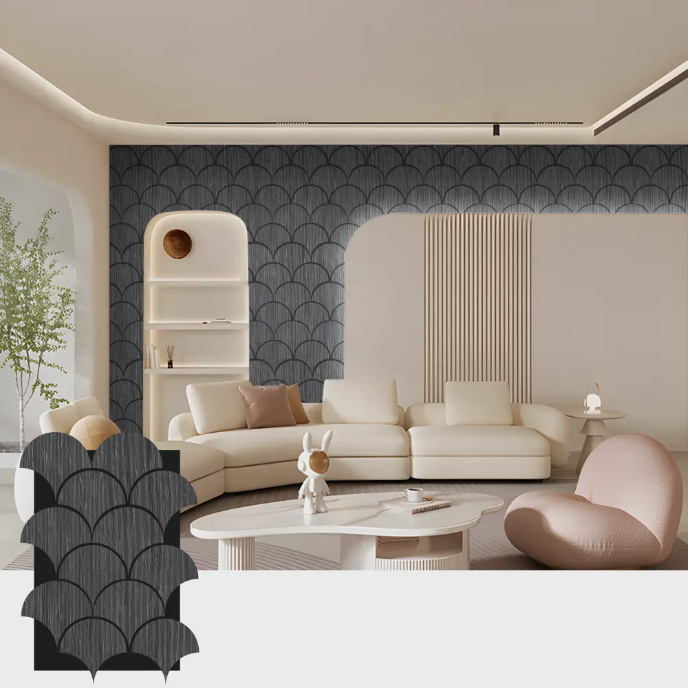 Mga Grooved Wood Acoustic Panel para sa mga Interior Space