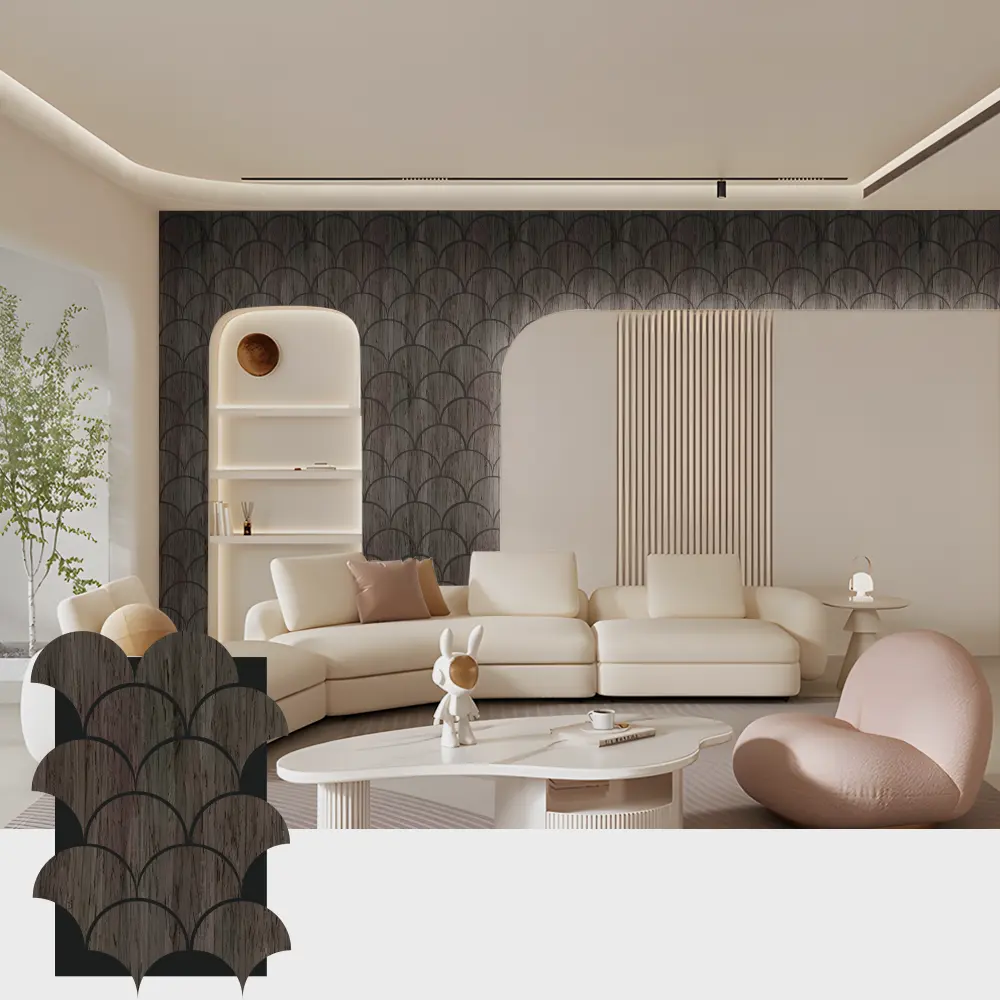 Mga Grooved Wood Acoustic Panel para sa mga Interior Space Mga Grooved Wood Acoustic Panel para sa mga Interior Space