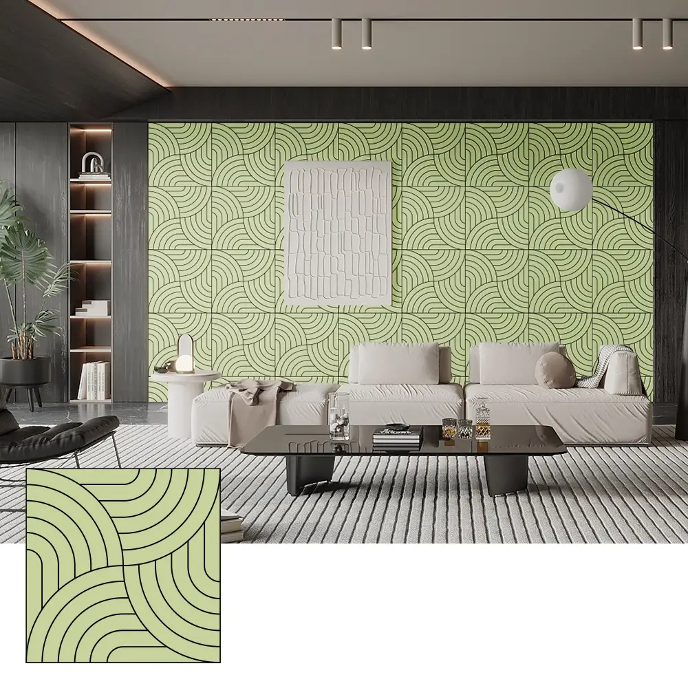 Mga High Density PET Acoustic Panel para sa Sound Absorption