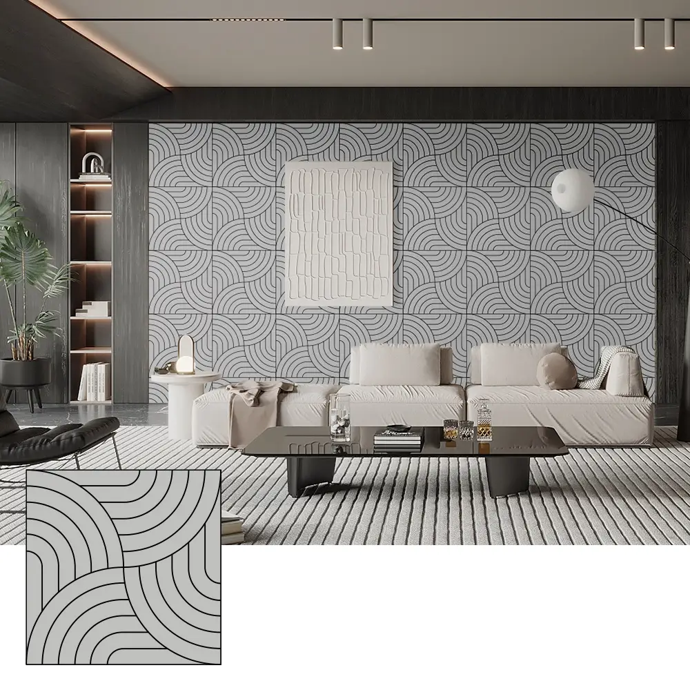 Mga High Density PET Acoustic Panel para sa Sound Absorption