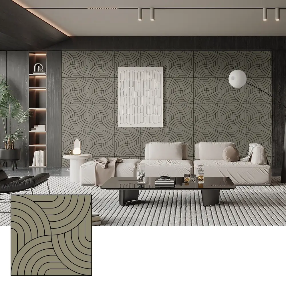 Mga High Density PET Acoustic Panel para sa Sound Absorption