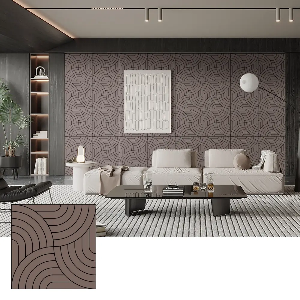 Mga High Density PET Acoustic Panel para sa Sound Absorption