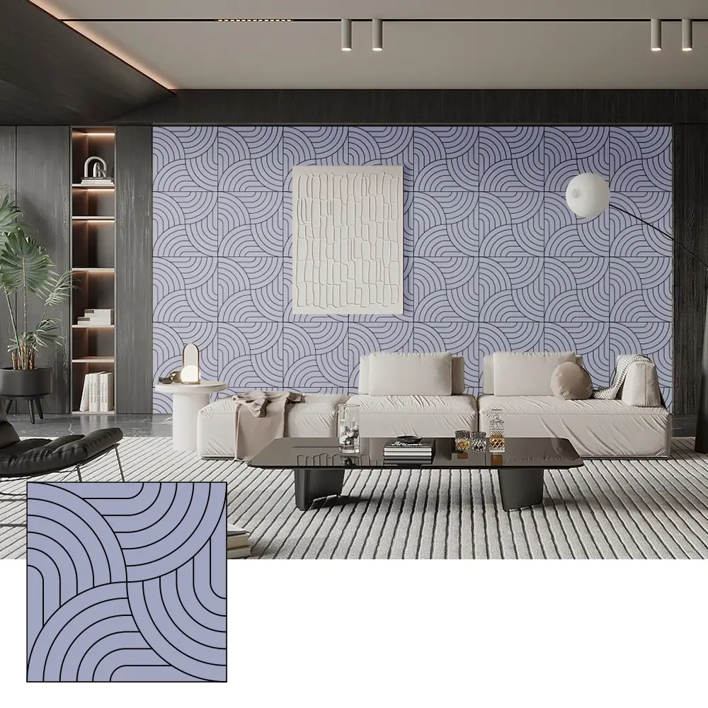 Mga High Density PET Acoustic Panel para sa Sound Absorption