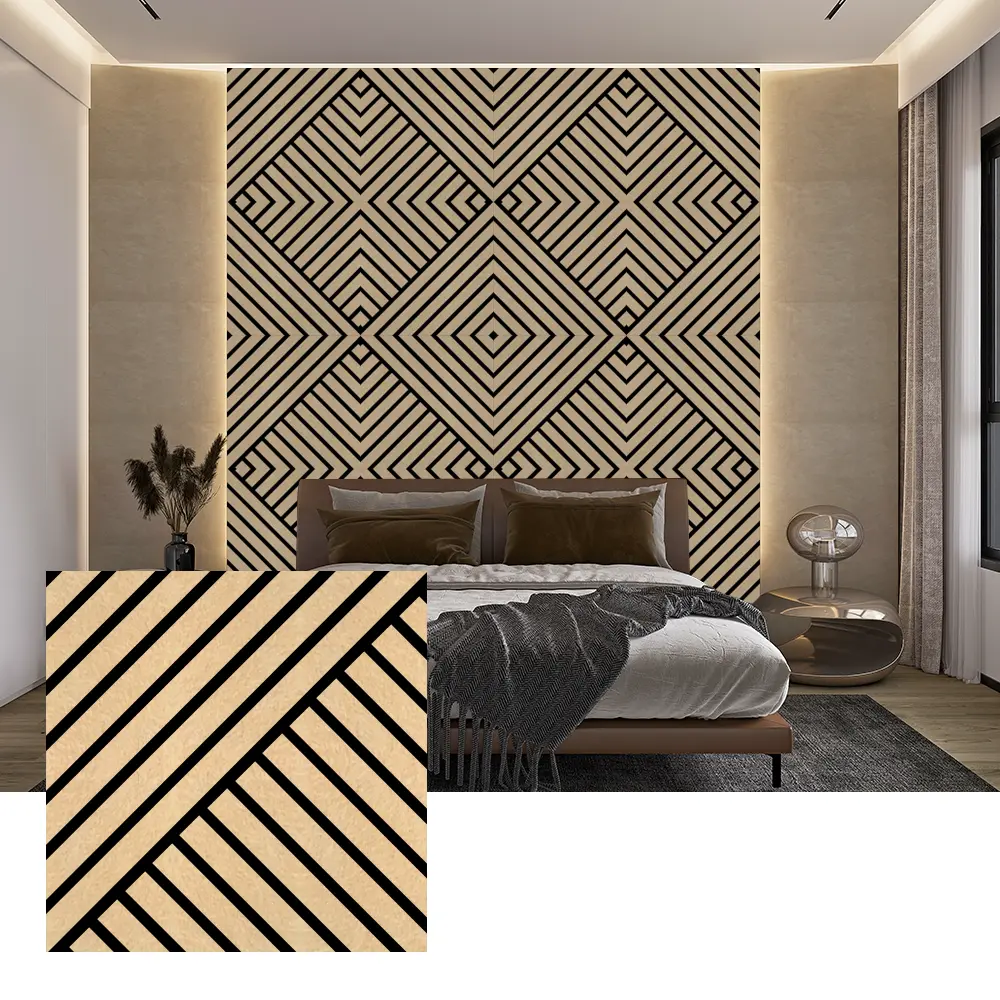 Indoor PET Acoustic Wall Panels para sa Pagbawas ng Ingay