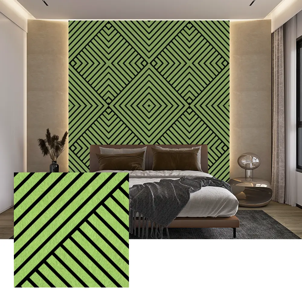 Indoor PET Acoustic Wall Panels para sa Pagbawas ng Ingay