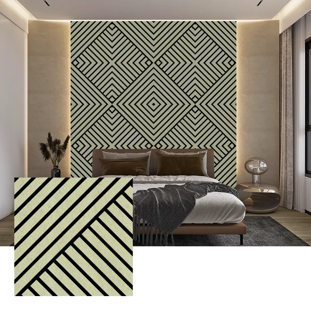 Indoor PET Acoustic Wall Panels para sa Pagbawas ng Ingay