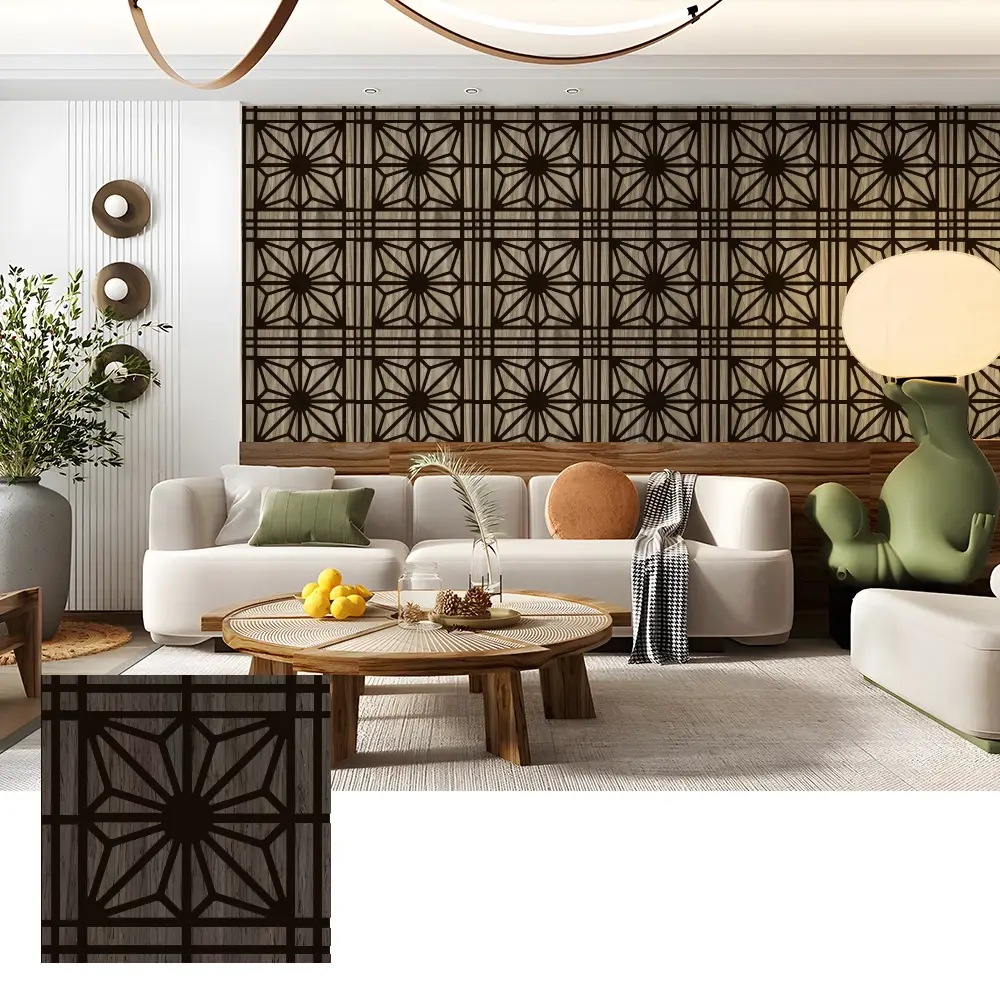 Natural Wood Veneer Acoustic Panels para sa Cinema Walls Natural Wood Veneer Acoustic Panels para sa Cinema Walls