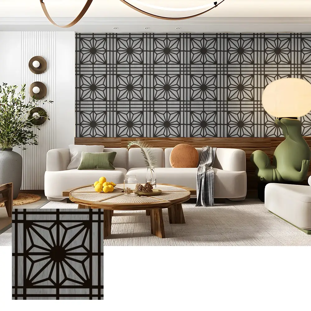 Natural Wood Veneer Acoustic Panels para sa Cinema Walls