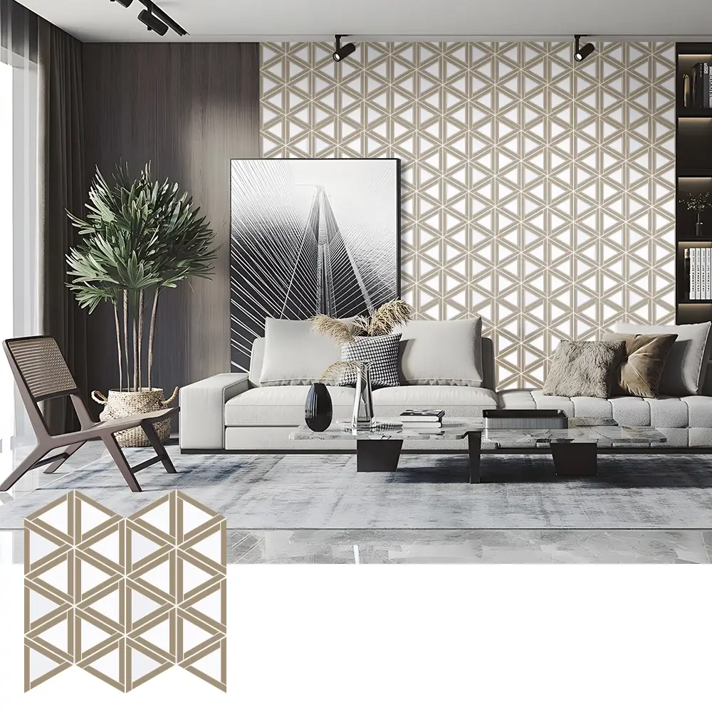 Self-Adhesive PET Acoustic Wall Panels para sa Panloob na Paggamit
