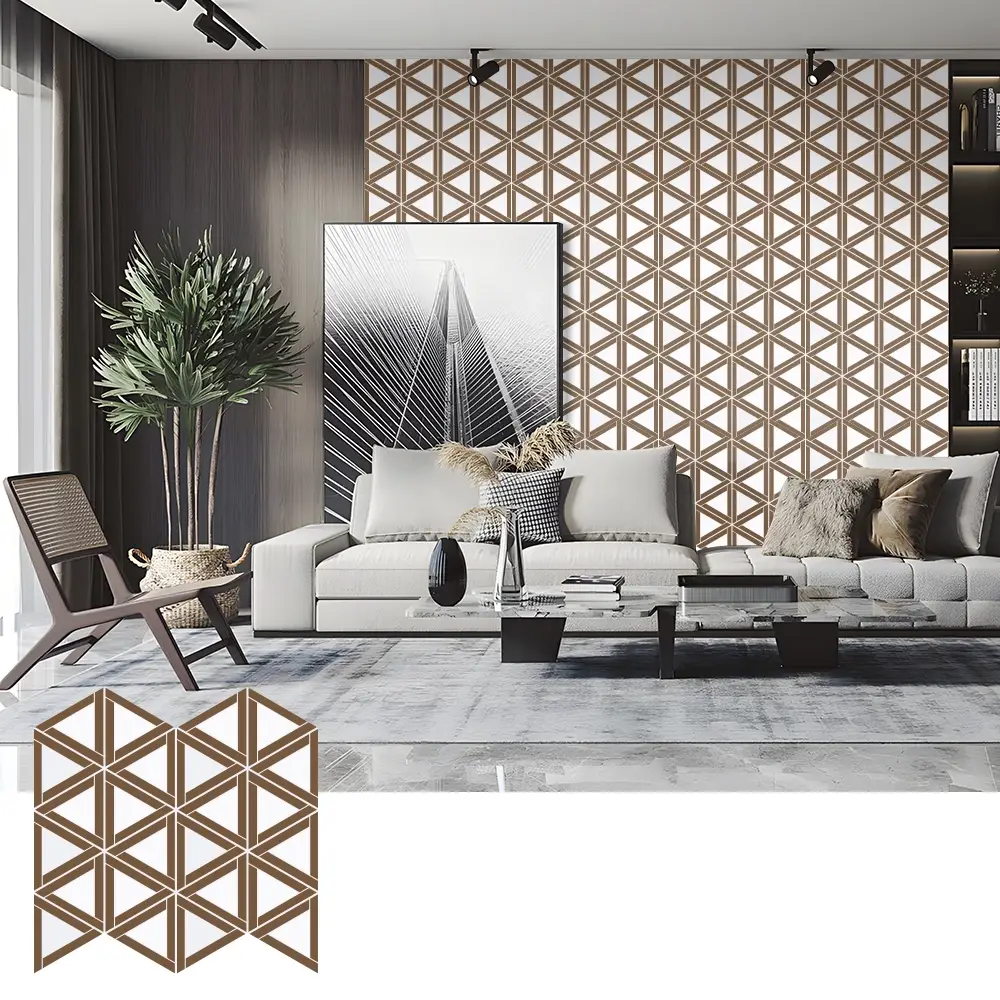Self-Adhesive PET Acoustic Wall Panels para sa Panloob na Paggamit