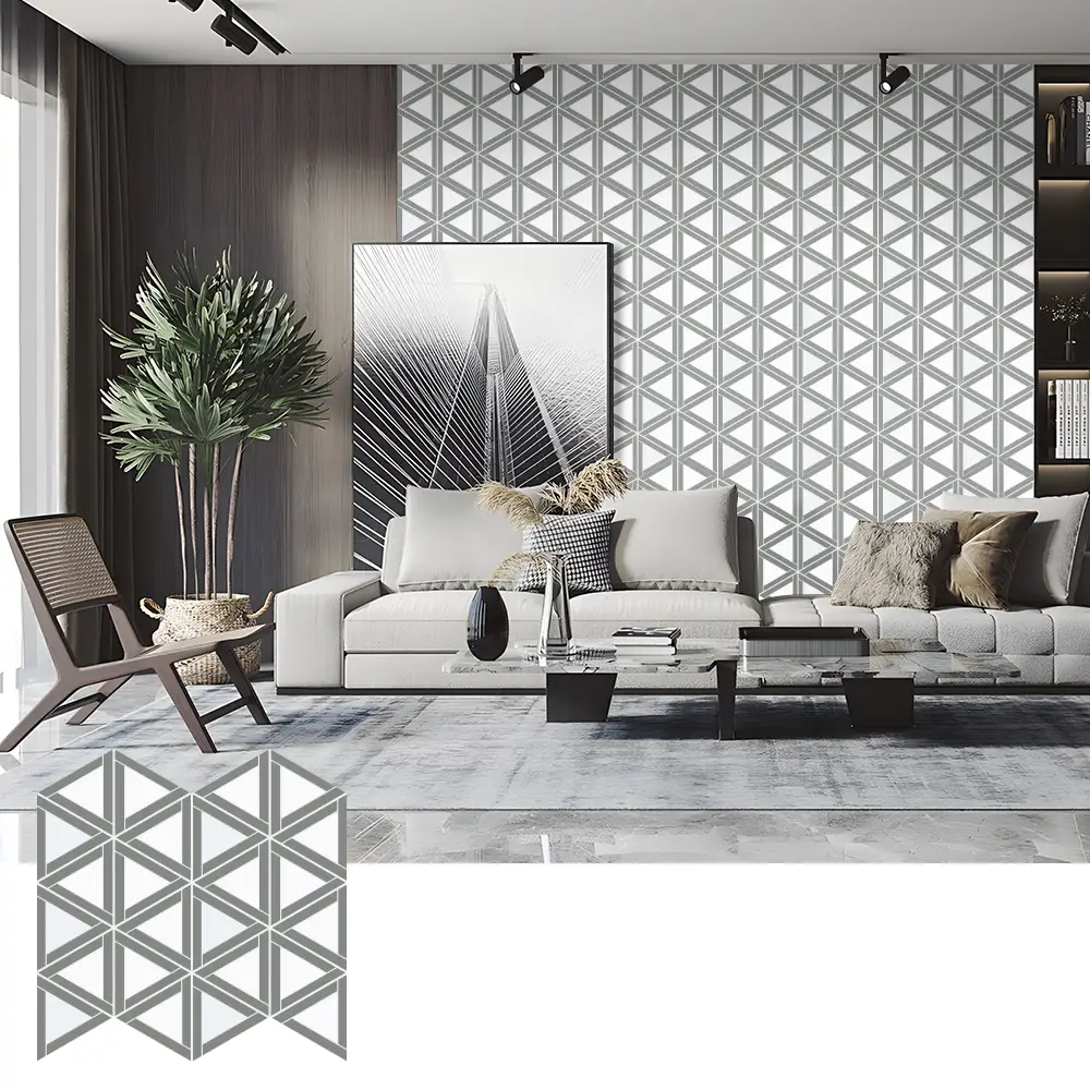 Self-Adhesive PET Acoustic Wall Panels para sa Panloob na Paggamit