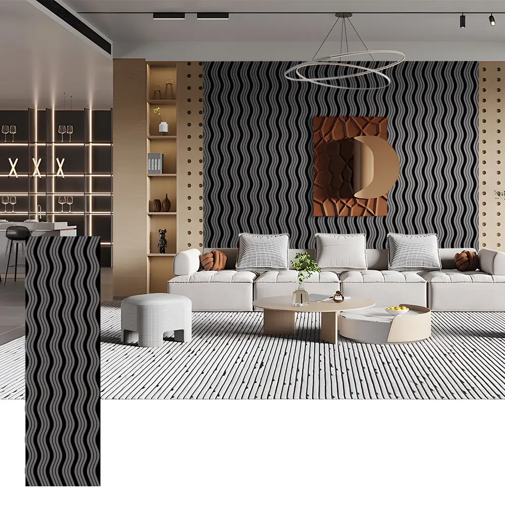 Mga Wave Shape Acoustic Wood Panel para sa Feature Walls Mga Wave Shape Acoustic Wood Panel para sa Feature Walls