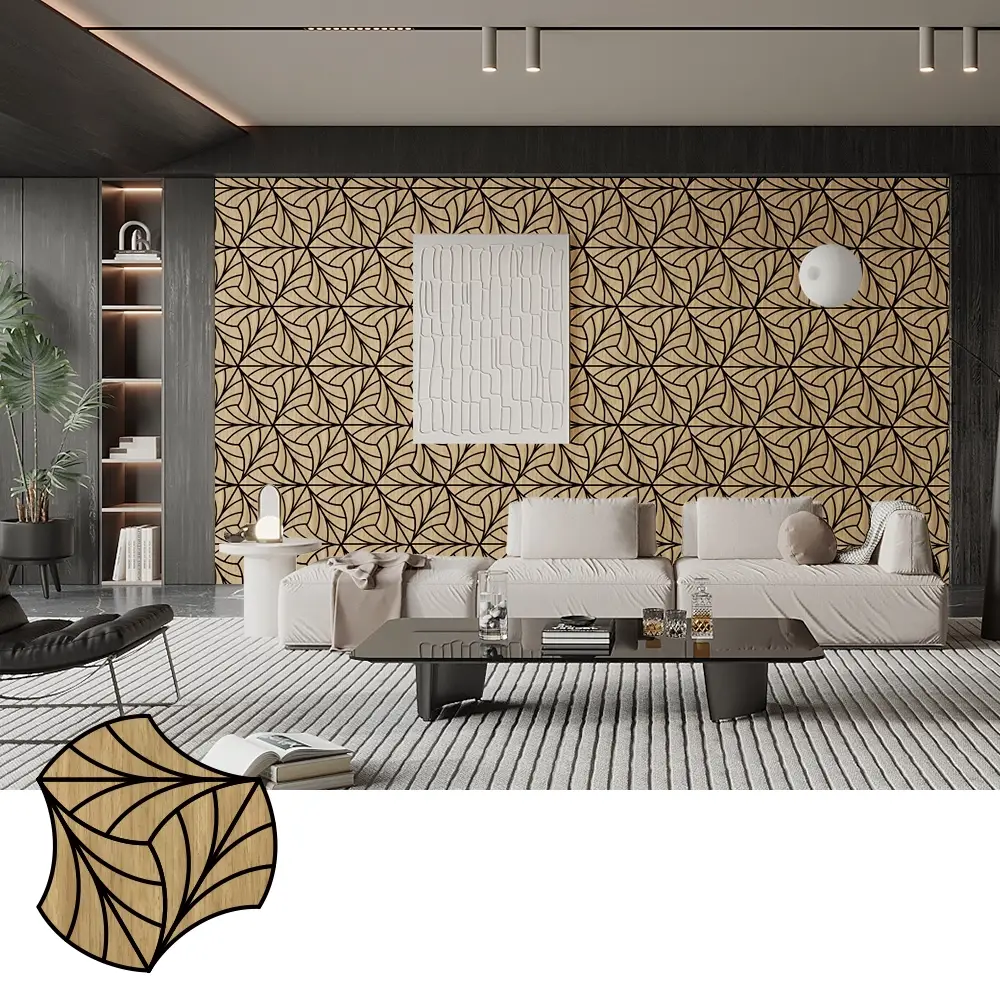 Mga Wood Veneer Acoustic Panel para sa Music Studio Sound Control