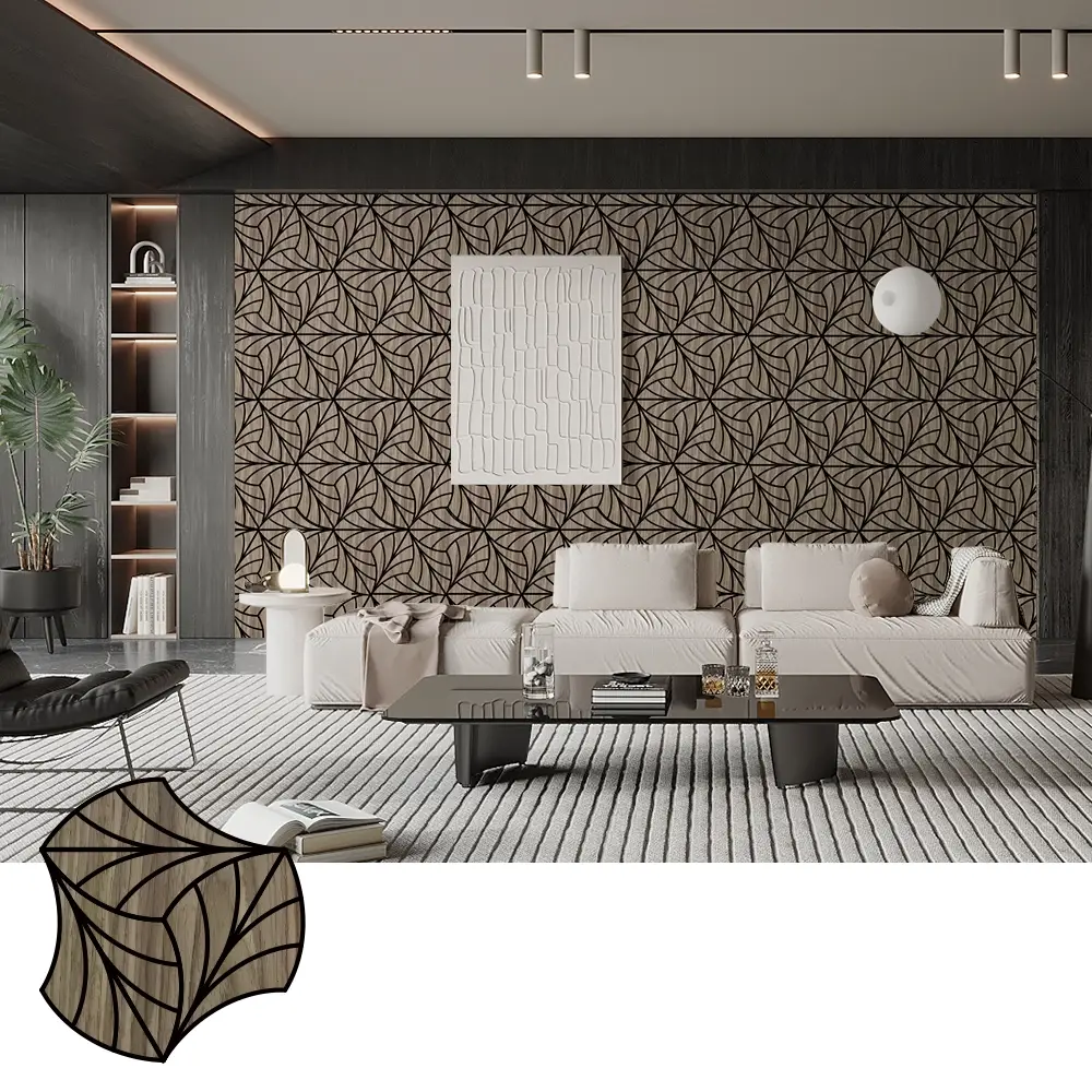 Mga Wood Veneer Acoustic Panel para sa Music Studio Sound Control