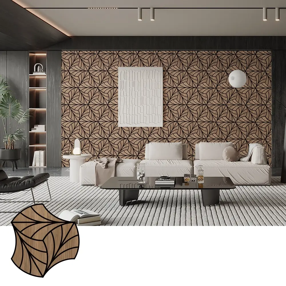 Mga Wood Veneer Acoustic Panel para sa Music Studio Sound Control