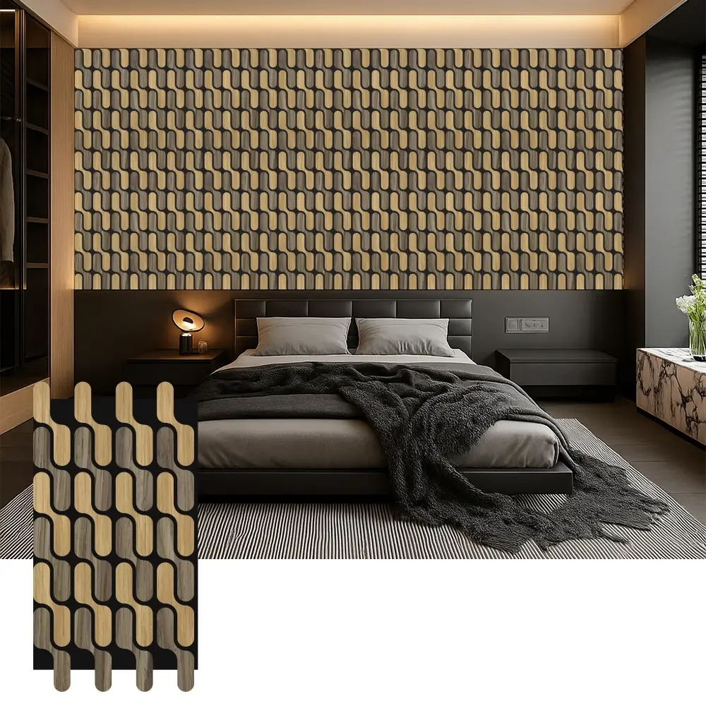 Mga Wooden Acoustic Panel para sa Bedroom Sound Control
