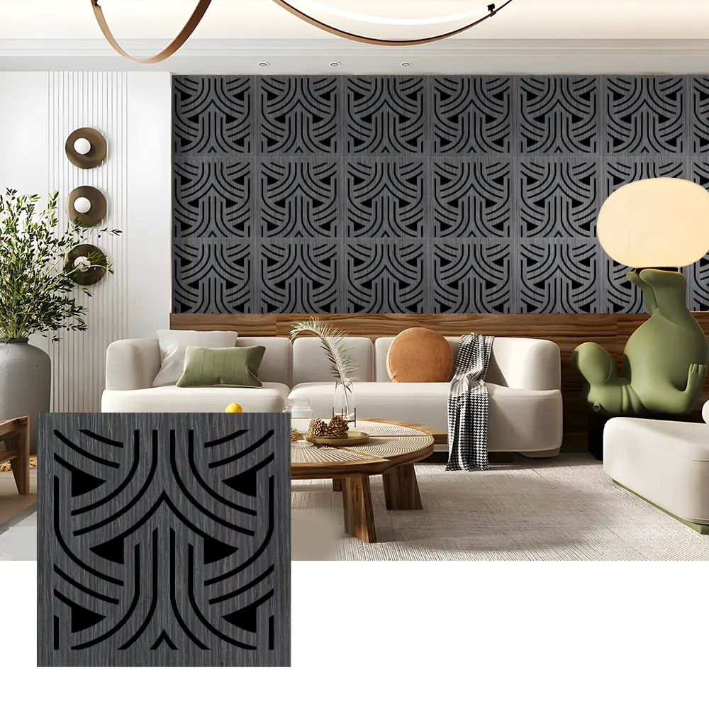 Mga Wooden Acoustic Slat Panel para sa Mga Aplikasyon sa Pader
