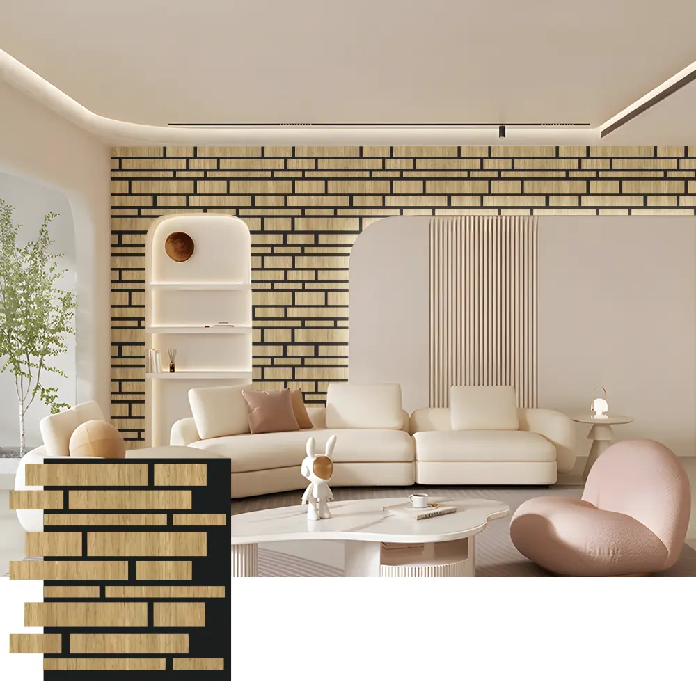 Mga Wooden Acoustic Wall Panel para sa Panloob na Pagbawas ng Ingay